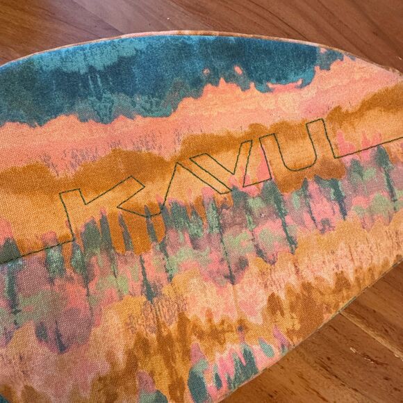 Kavu Cotton Canvas The Rope Bag Beach Tie Dye Multicolor Sling Purse Adjustable - Picture 4 of 10